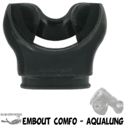 Embout Comfo Silicone Noir - Aqualung