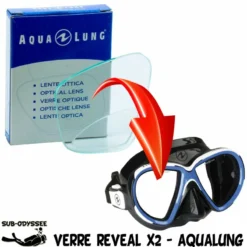 Verre Correcteur REVEAL X2 Positif (+1.5 à +3.0) - Aqualung