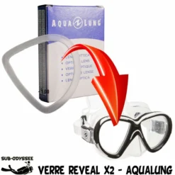 Verre Correcteur REVEAL X2 Négatif (-1.0 à -10.0) - Aqualung