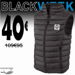 Doudoune Sans Manche Noir - Beuchat - Black Friday