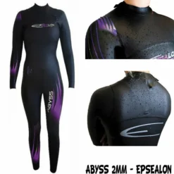 ABYSS 2mm Combinaison Femme Pour Nage & Apnée - Epsealon