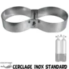 Cerclage Inox Standard Pour Bi-Bouteille Inox Largeur : 50mm