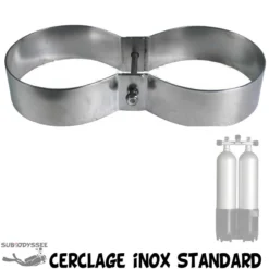Cerclage Inox Standard Pour Bi-Bouteille Inox Largeur : 50mm