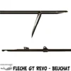 Flèche Tahitienne GT REVO Ø7mm 1 Ardillon & 1 Aileron Soudes - Beuchat