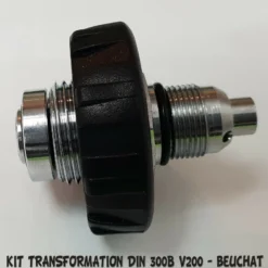Kit De Transformation Détendeur V10 à V400 Etrier En DIN 300 Bars - Beuchat