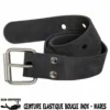 Ceinture Elastique NOIRE Boucle Marseillaise - Mares