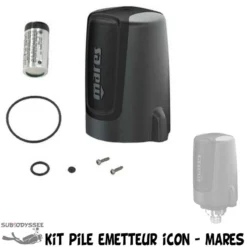 Kit Pile EMETTEUR ICON HD (pile + Joint + 2 Vis Capot + 1 Capot) - Mares