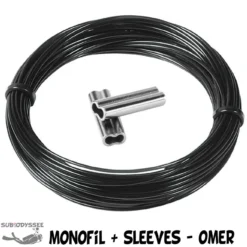 KIT Monofil ø1.6 Mm 5 M + 2 Sleeves 160-180 - Omer