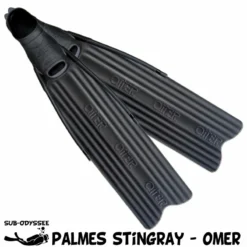 STINGRAY Noire Palme Pour Apnée & Chasse Sous Marine - Omer