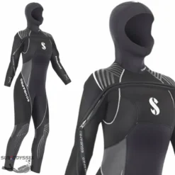 DEFINITION Front Zip Femme Monopièce 7mm Avec Cagoule - Scubapro