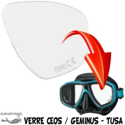 Verre Correcteur CEOS / GEMINUS / SPLENDIVE Négatif (-1.0 à -10.0) - Tusa